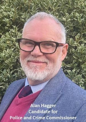 Meet Alan Hagger - your Candidate for the Police and Crime Commissioner – evening session