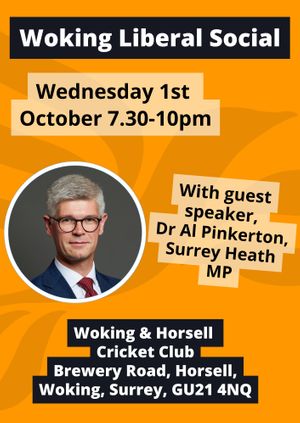 Liberal Social at the Woking and Horsell Cricket Club