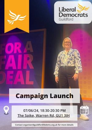 Zöe Franklin's Campaign Launch