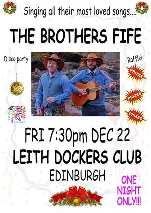The Brothers Fife Live @ Leith Dockers Club