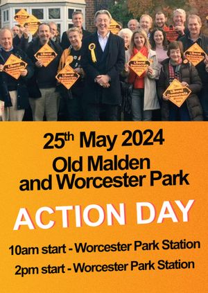 Old Malden and Worcester Park Action Day 