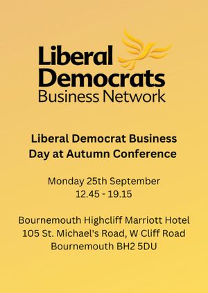 Liberal Democrat Business Day at Autumn Conference 