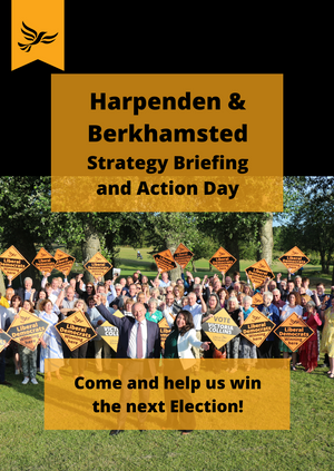 General Election Strategy Briefing and Action Day - Berkhamsted