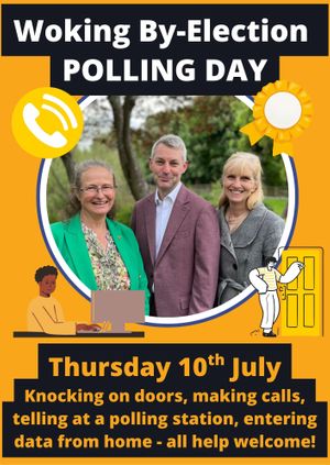 Woking By Election Polling Day