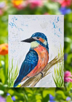 STROUD - Let's Paint N' Sip Kingfisher