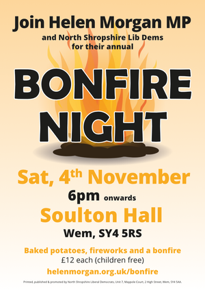 Helen Morgan's Bonfire Night