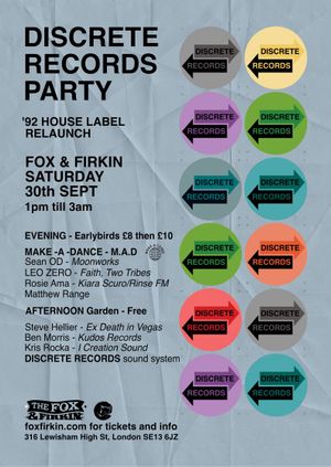Discrete Records All Day Party