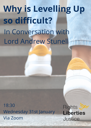 Why is Levelling up so difficult? In Conversation with Lord Andrew Stunell