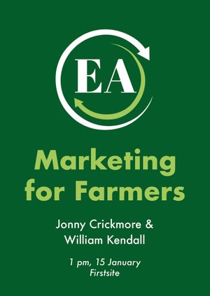 Marketing for Farmers -- a workshop (FREE)