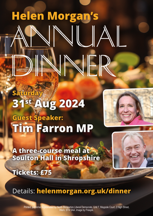 Helen Morgan's Annual Dinner