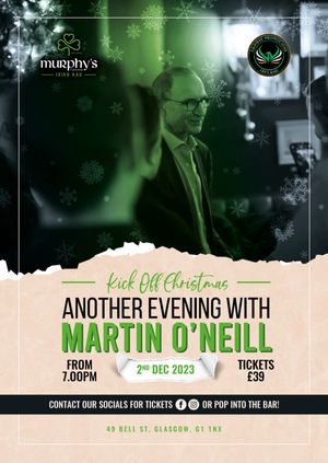 Another Evening With Martin O’Neill