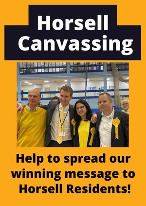 Canvassing in Horsell