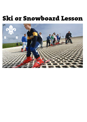 Ski or snowboard try out