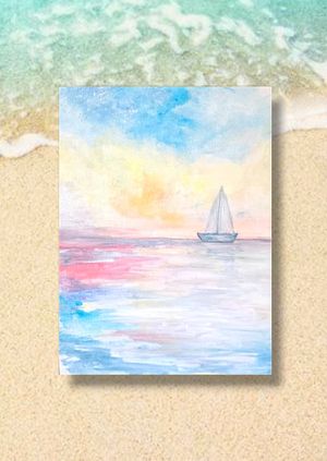 NAILSWORTH - Let's Paint N' Sip Dreamy Sea