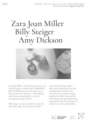 Zara Joan Miller, Billy Steiger, Amy Dickson 