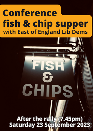 East of England Fish and Chip Supper at Conference