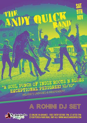 Andy Quick Band + DJ Rohini