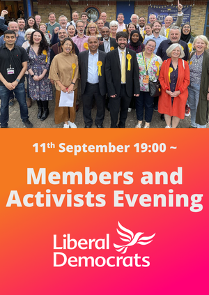 Members and Activists Evening
