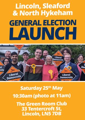 General Election launch!