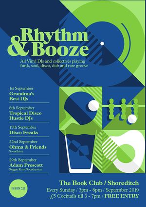 Rhythm & Booze w/ Disco Freaks  - All Vinyl Sundays - Free Entry