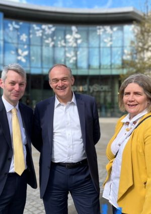 Meet Ed Davey with Evening Canvassing