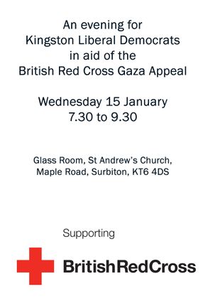 British Red Cross Gaza Appeal