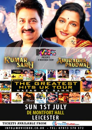 Kumar Sanu & Anuradha Paudwal (Leicester) The Greatest Hits UK Tour