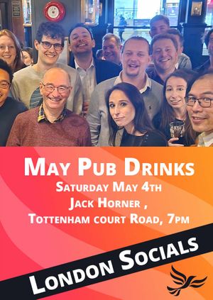 May Pub Drinks  - London Results Edition