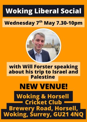 Liberal Social at the Woking and Horsell Cricket Club