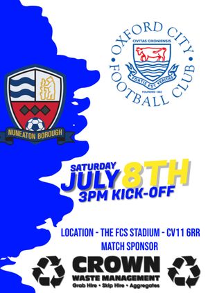 Vs Oxford City FC