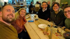 lib dem pint - first