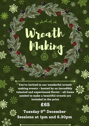 wreath making